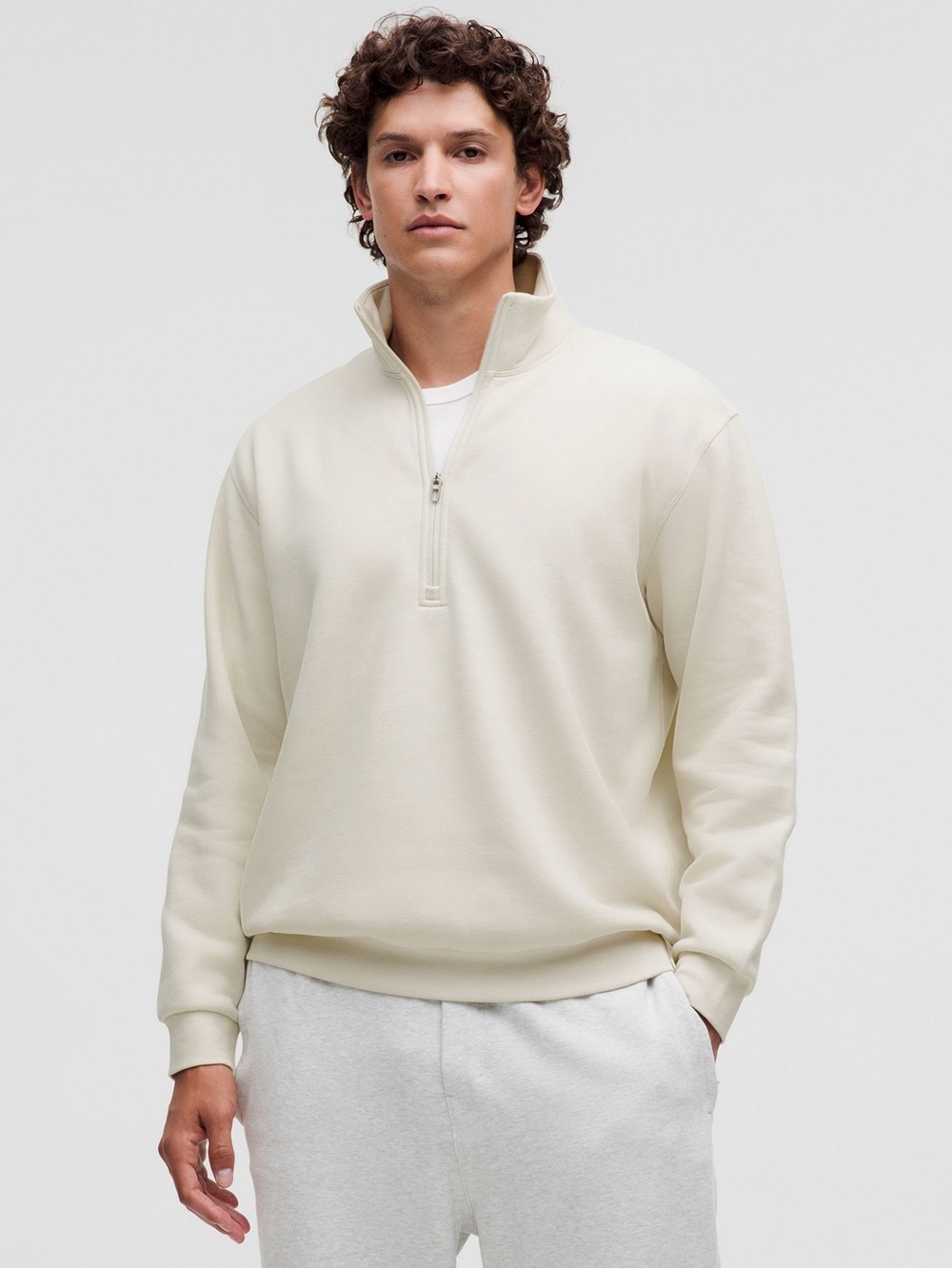 Mens Lululemon Half Zip - Steady State Half Zip Size Large